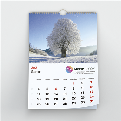 Calendario de pared