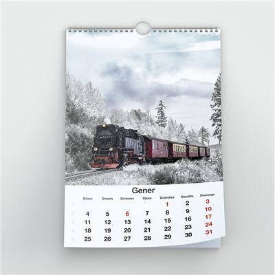 Calendario de pared personalizable